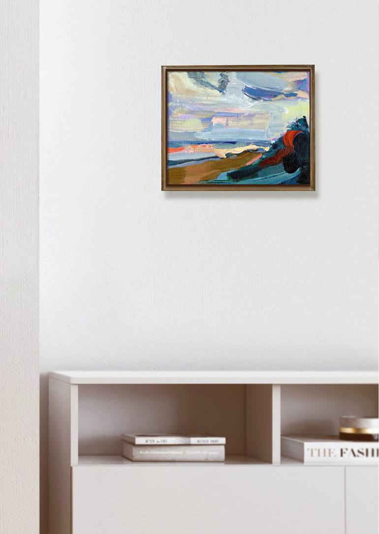 Original Contemporary Landscape Painting by Asta Kulikauskaitė