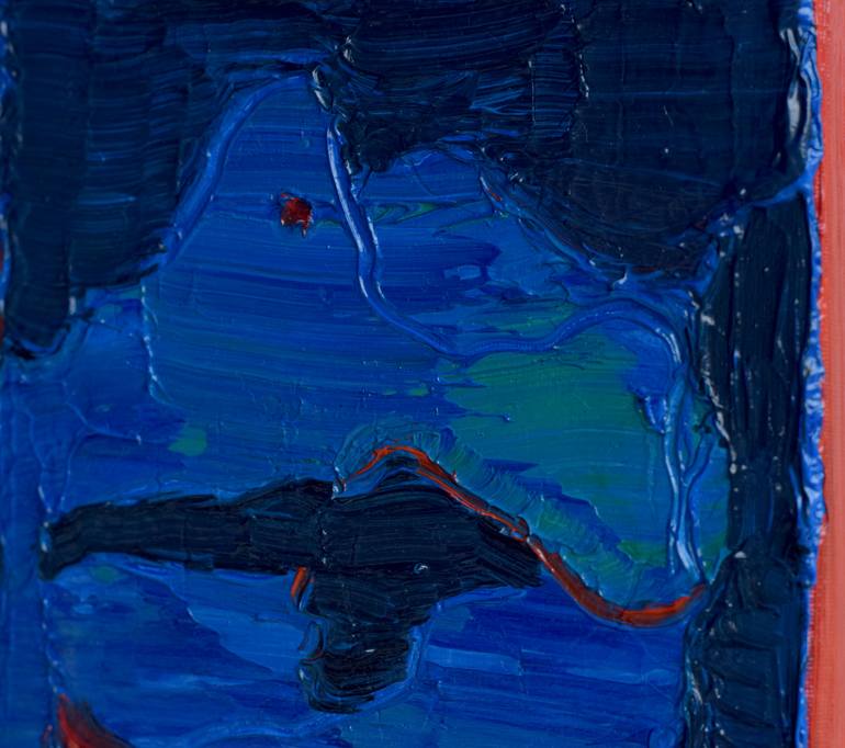 Original Abstract Landscape Painting by Asta Kulikauskaitė