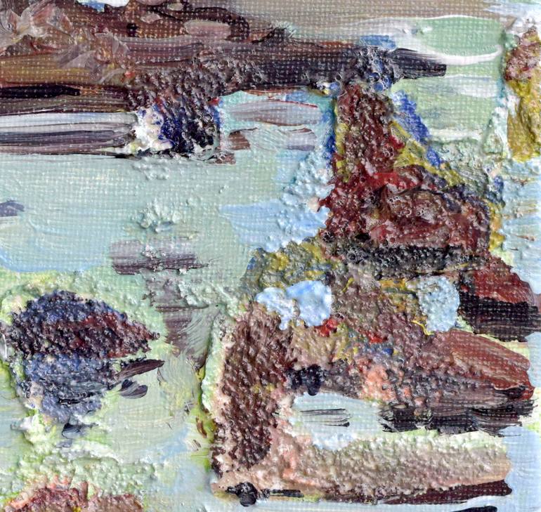 Original Abstract Expressionism Abstract Painting by Asta Kulikauskaitė