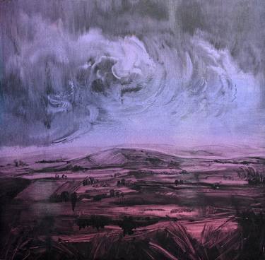 Original Abstract Landscape Printmaking by Asta Kulikauskaitė