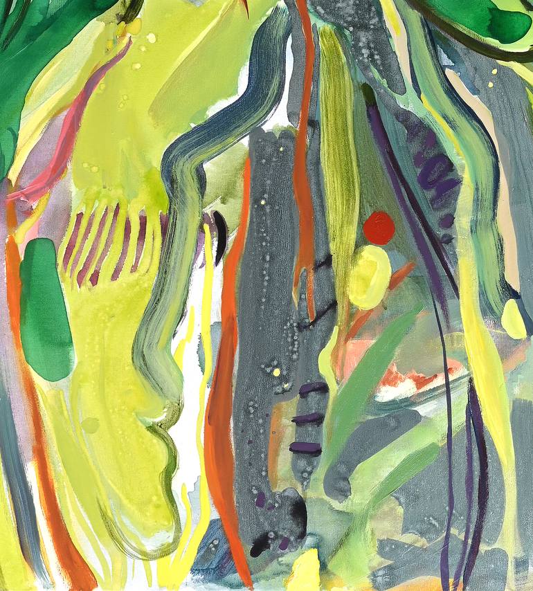 Original Abstract Expressionism Abstract Painting by Asta Kulikauskaitė