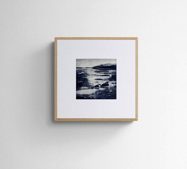 Original Black & White Landscape Printmaking by Asta Kulikauskaitė