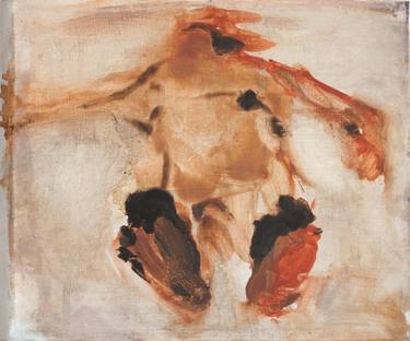 Print of Abstract Expressionism Nude Paintings by Asta Kulikauskaitė