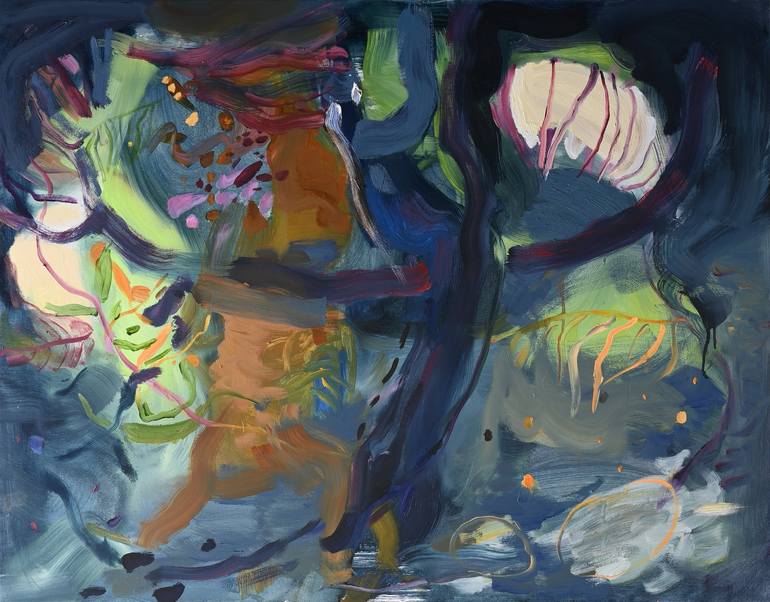 Print of Abstract Expressionism Abstract Paintings by Asta Kulikauskaitė