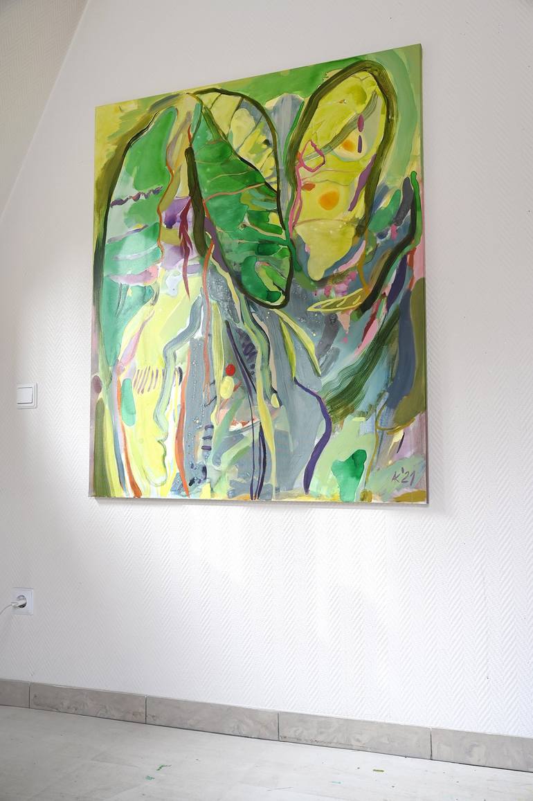 Original Abstract Painting by Asta Kulikauskaitė