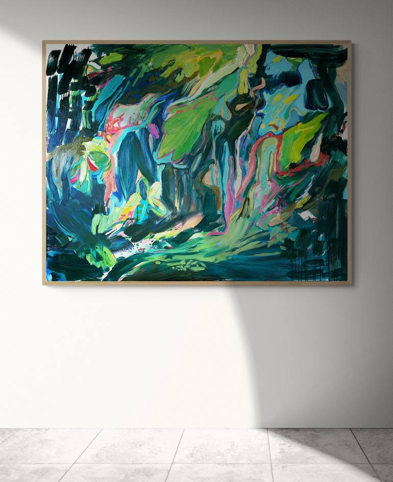 Original Abstract Painting by Asta Kulikauskaitė