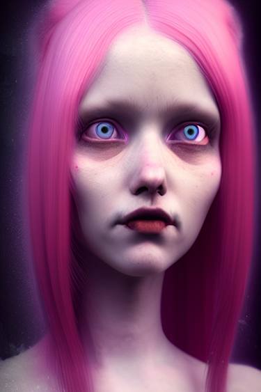 Original Illustration Portrait Digital by Mihaela Dovan