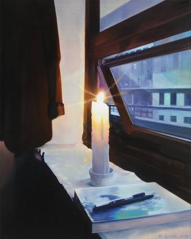 Print of Fine Art Light Paintings by Eunchae Yi