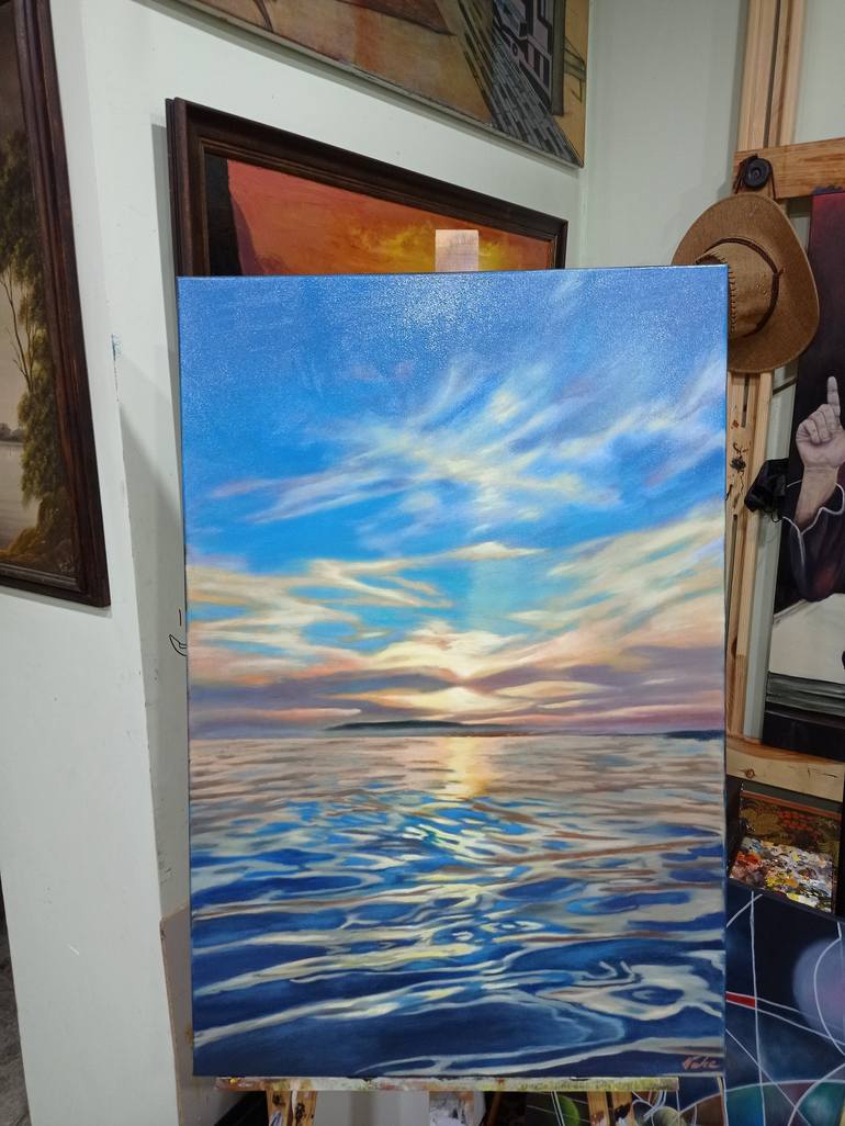 Original Realism Seascape Painting by Vahe Arakelyan