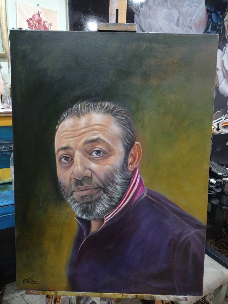 Original Portrait Painting by Vahe Arakelyan