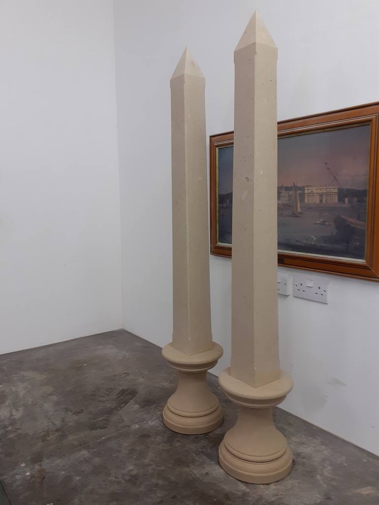 Original Modernism Architecture Sculpture by Daniel Davidson
