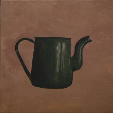 Old kettle, green watering can thumb