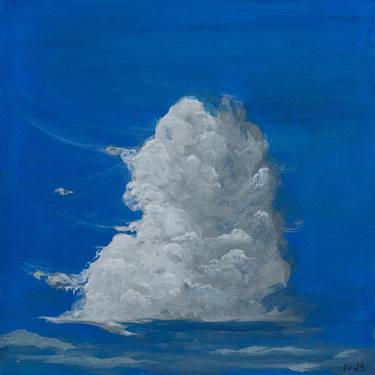 Cloud, blue sky, wind, lightness, summer, small picture thumb