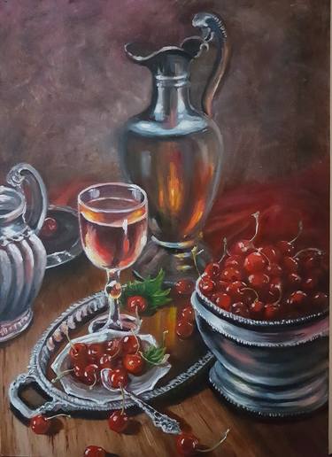 Print of Still Life Paintings by Marina Beikmane