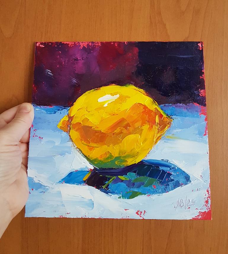 Original Abstract Food & Drink Painting by Marina Beikmane