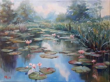 Pond with Water Lilies thumb
