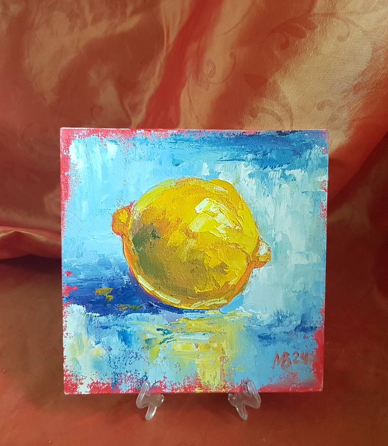 Original Abstract Food & Drink Painting by Marina Beikmane