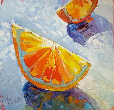 Original Abstract Food & Drink Paintings by Marina Beikmane