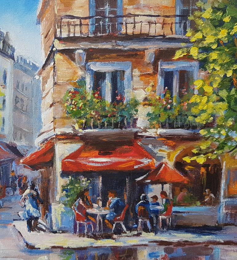 Original Contemporary People Painting by Marina Beikmane