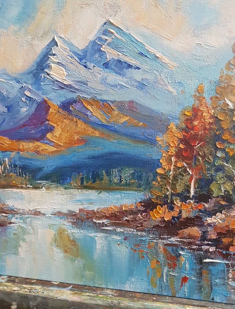 Original Abstract Expressionism Abstract Painting by Marina Beikmane