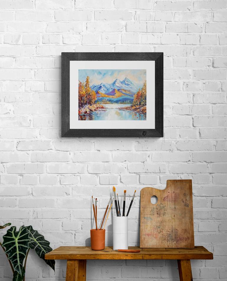 Original Abstract Expressionism Abstract Painting by Marina Beikmane