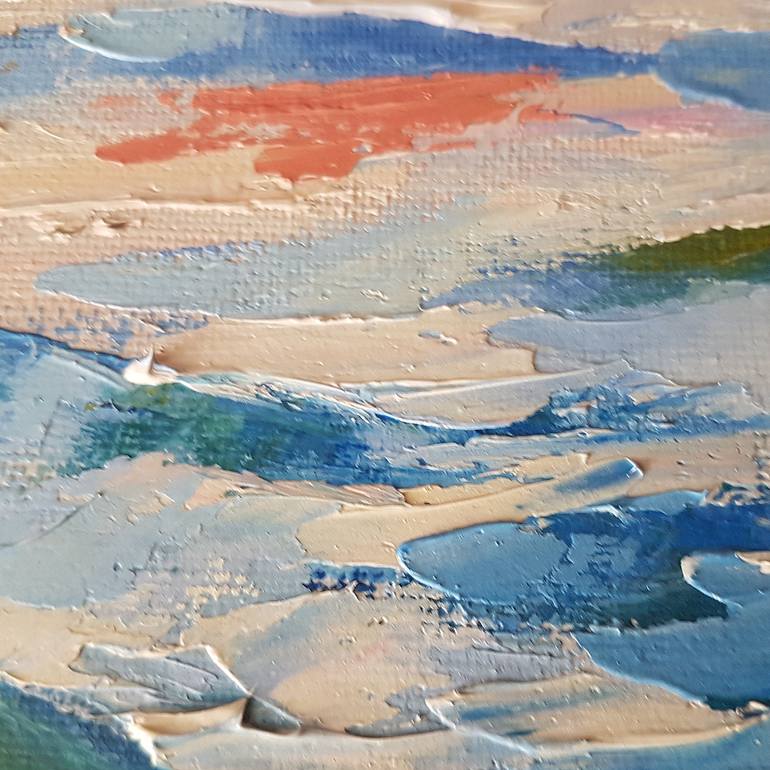 Original Abstract Expressionism Seascape Painting by Marina Beikmane