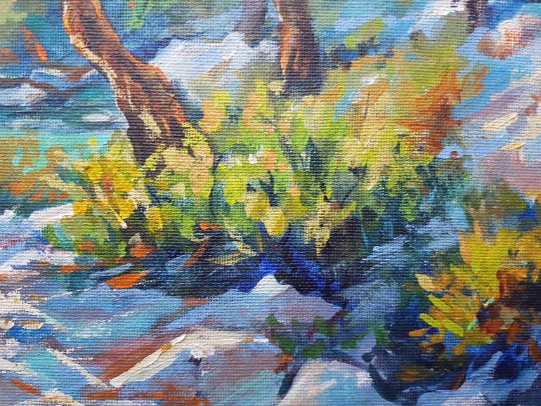 Original Contemporary Seascape Painting by Marina Beikmane