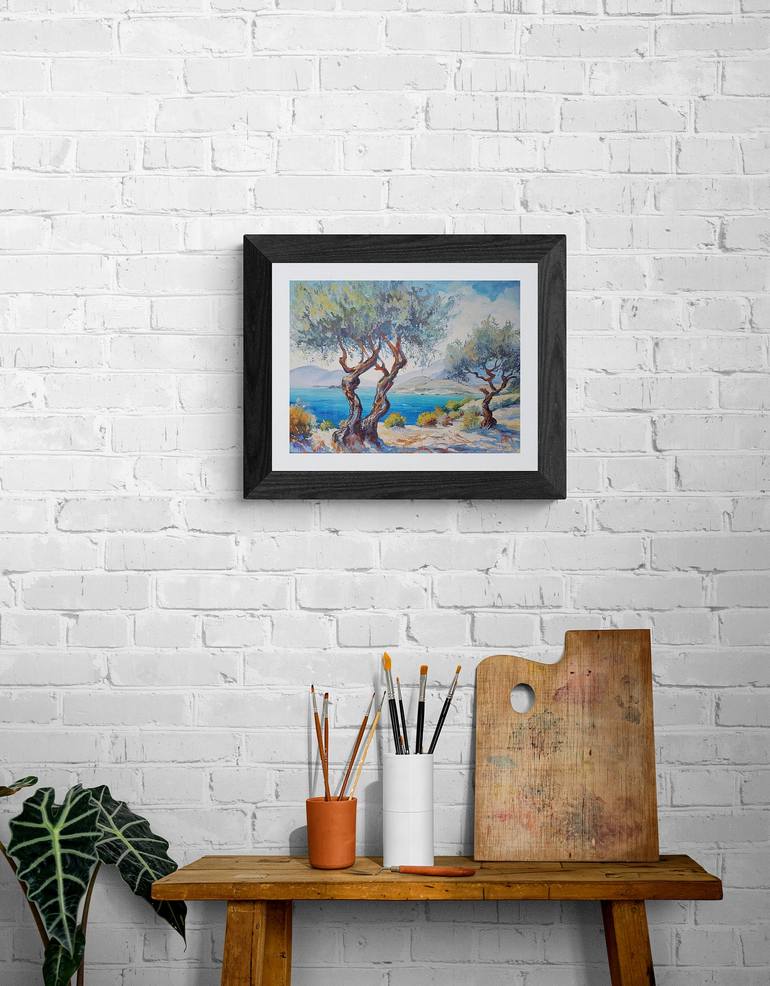 Original Contemporary Seascape Painting by Marina Beikmane