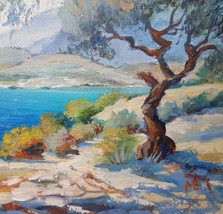 Original Contemporary Seascape Painting by Marina Beikmane