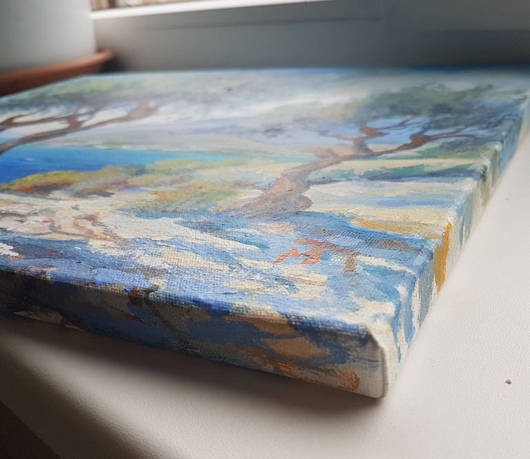 Original Contemporary Seascape Painting by Marina Beikmane