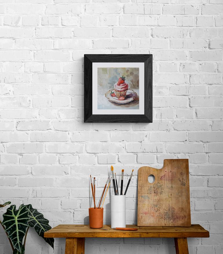 Original Impressionism Food & Drink Painting by Marina Beikmane