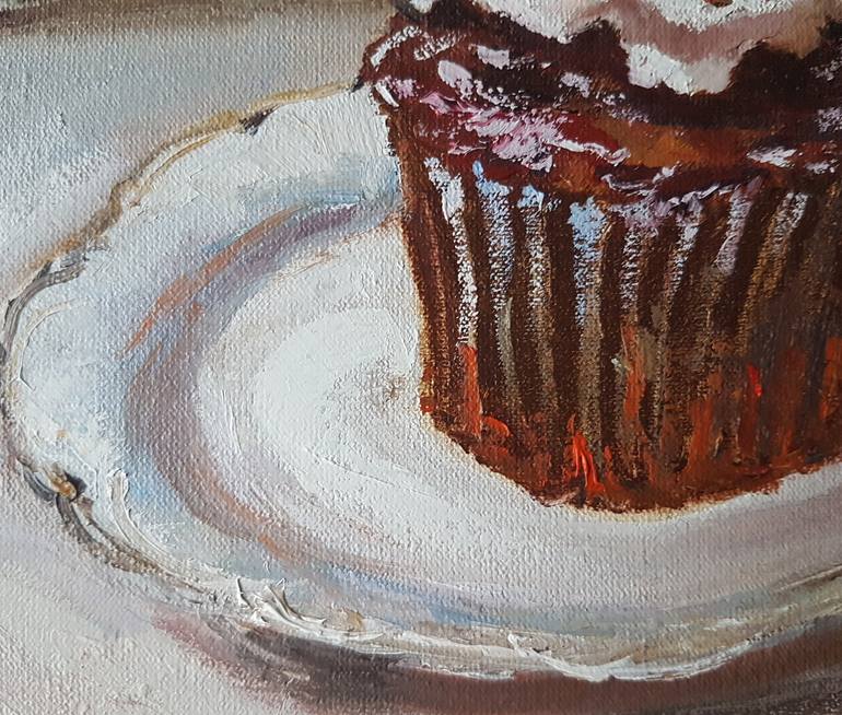 Original Impressionism Food & Drink Painting by Marina Beikmane