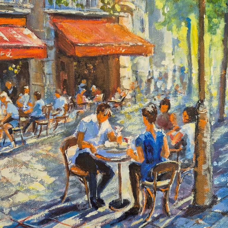 Original Contemporary People Painting by Marina Beikmane