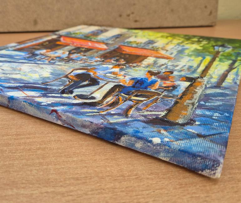 Original Contemporary People Painting by Marina Beikmane