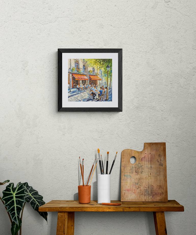 Original Contemporary People Painting by Marina Beikmane