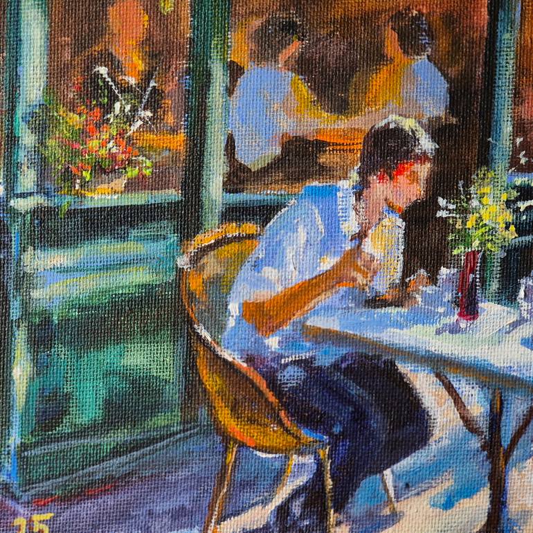 Original Contemporary Cities Painting by Marina Beikmane