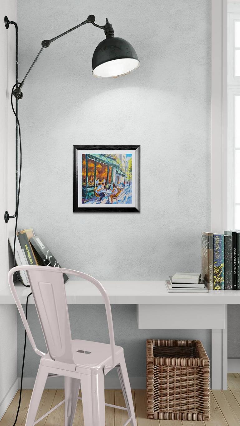 Original Contemporary Cities Painting by Marina Beikmane