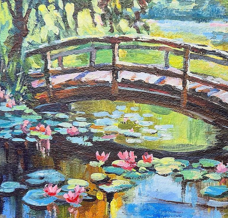 Original Impressionism Floral Painting by Marina Beikmane