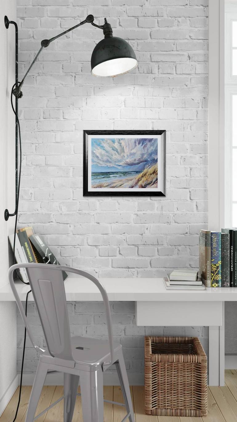 Original Impressionism Seascape Painting by Marina Beikmane