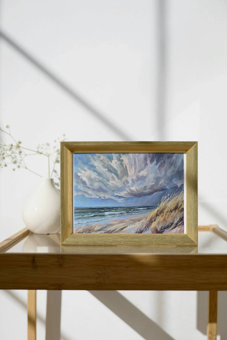Original Impressionism Seascape Painting by Marina Beikmane