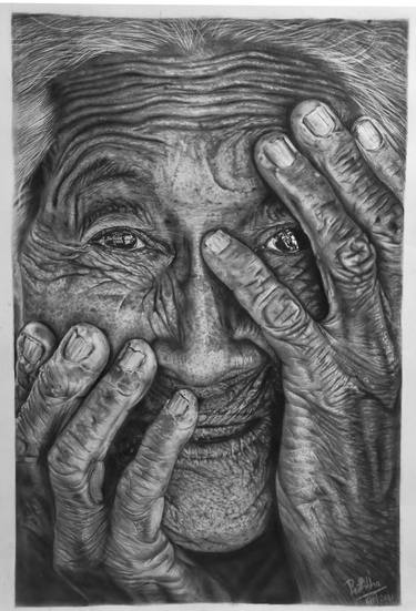 Print of Photorealism People Drawings by Prathibha Sunny