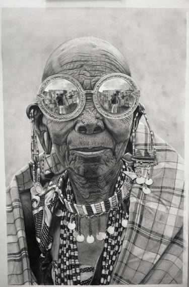 Print of Photorealism People Drawings by Prathibha Sunny