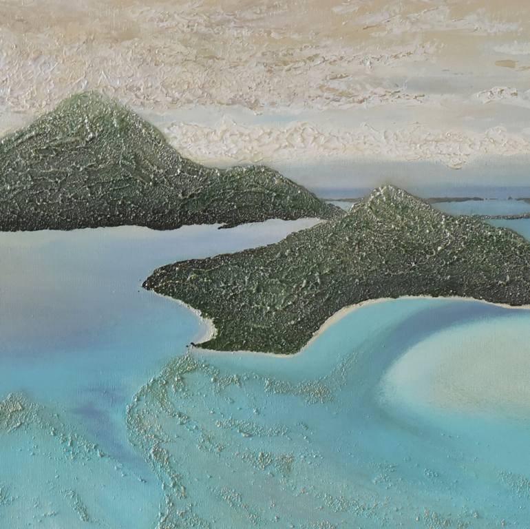 Original Seascape Painting by Santa Labubi