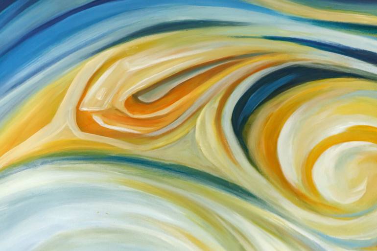 Original Abstract Expressionism Abstract Painting by Brian Bloss