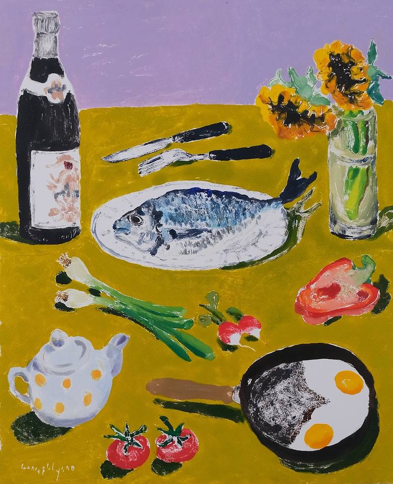 Original Contemporary Still Life Painting by Anna Barnard
