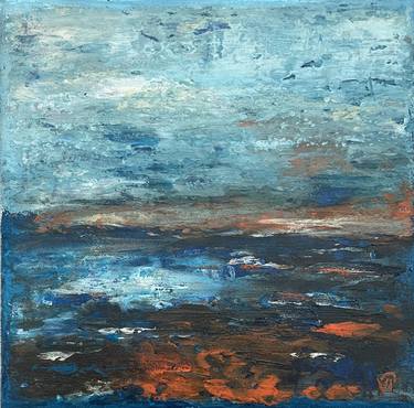 Original Abstract Expressionism Seascape Paintings by Lina Ifeacho