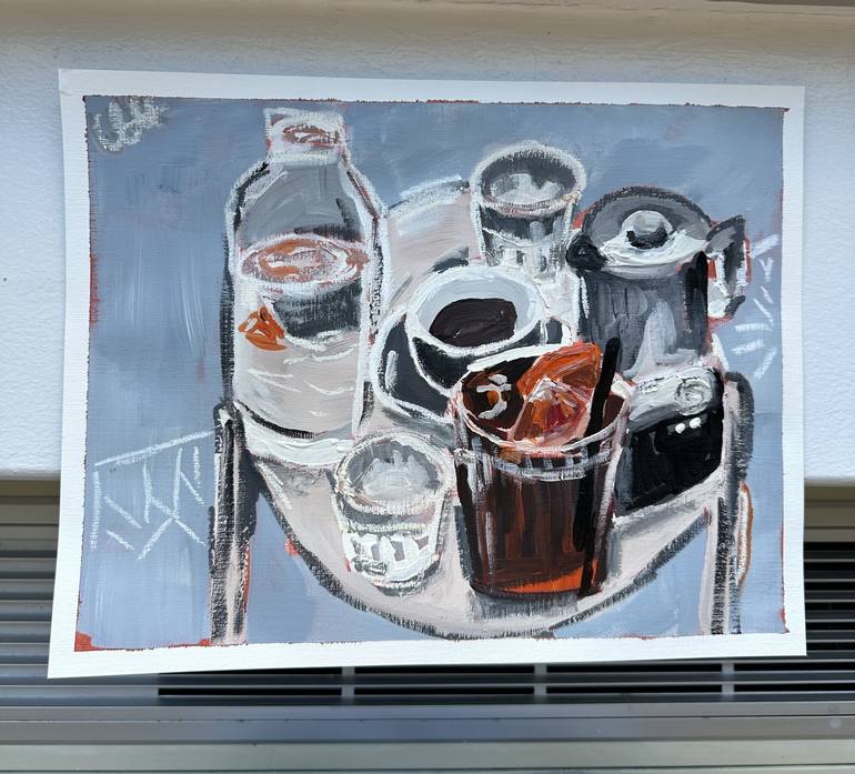 Original Food & Drink Painting by Olga Zhulimova