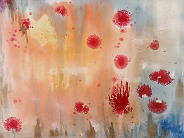 Print of Abstract Water Paintings by Sonia Slavtcheva