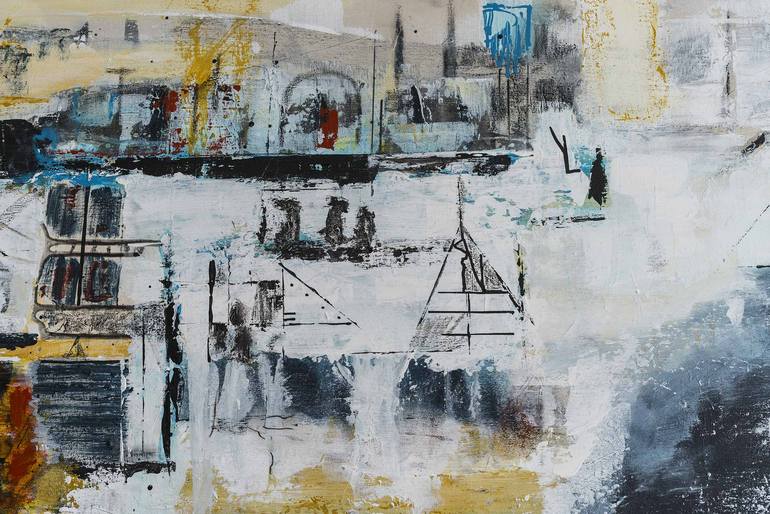 Original Abstract Expressionism Abstract Painting by Yolanda Luna