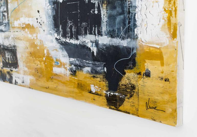 Original Abstract Expressionism Abstract Painting by Yolanda Luna